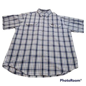Carhartt Men's Large Short Sleeve Button down shirt